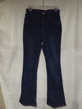 SHEIN Dark Blue Flare Jeans